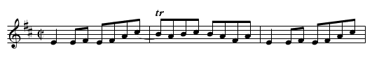 Burn of Carnie, The  - staff notation