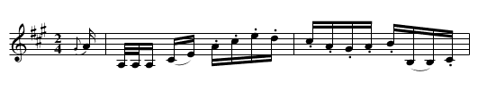Burnie, The - staff notation