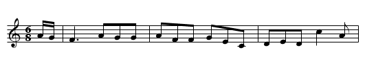 Burns's Dream - staff notation