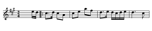 Burtr&auml;sk brudmarsch - staff notation