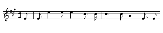 Bury Me Not on the Lone Prairie - staff notation