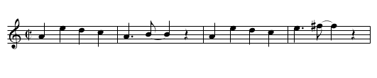 Bus Stop Reel - simplified variant of first part - staff notation