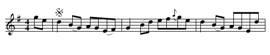 Bush In Bloom, The - staff notation