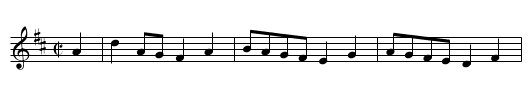 Buskin - staff notation