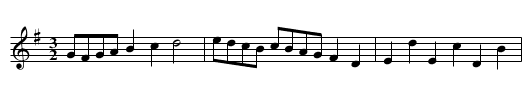 Butcher's Hornpipe. PDF2.189, The - staff notation