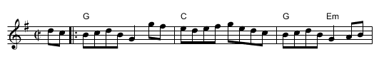 Butcher's Row - staff notation