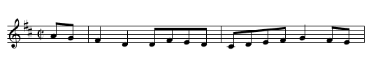 Butler’s Hornpipe - staff notation