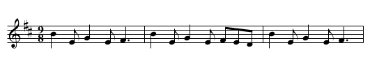 Butterfly, The - staff notation
