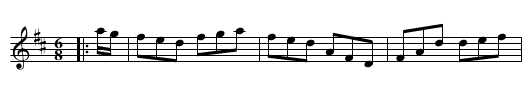 Butter-Milk and Pratees - staff notation