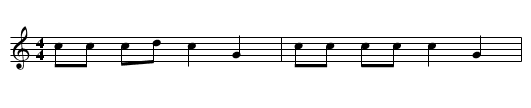 Buy a Penny Ginger - staff notation