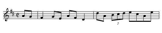 Byrne's Hornpipe - staff notation