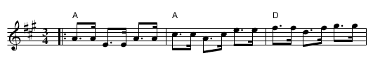 C i A (Boda) - staff notation