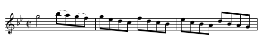 C t's a Monkey or Sleg's Hornpipe - staff notation