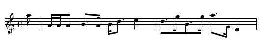 Ca' the Stirks - staff notation