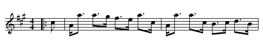 Ca' the Wethers to the Hill - staff notation