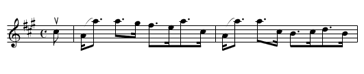 CA' THE WETHERS TO THE HILL - staff notation