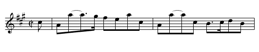 Ca' the Wethers to the Hill - staff notation