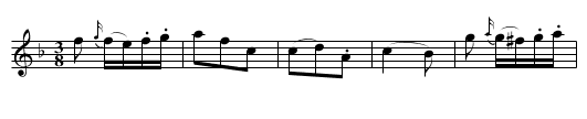 Cachoucha. WES.119, The - staff notation