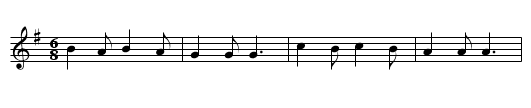 Cacina - staff notation