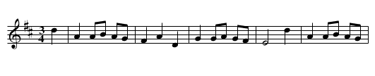 Caerdroea - staff notation