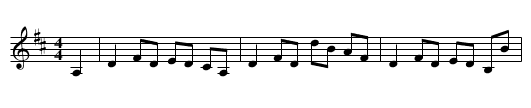 Cahill's Courtship - staff notation