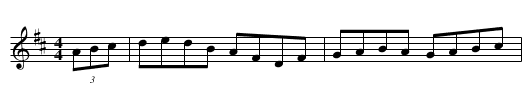 Cailini Ard a'Ratha - staff notation