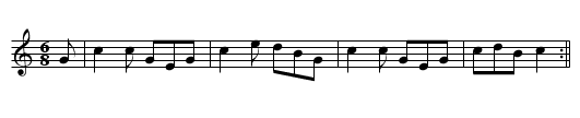Cainc Dafydd ap Gwilym - staff notation
