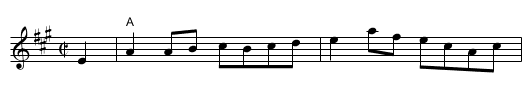 Cairdin' o't - staff notation