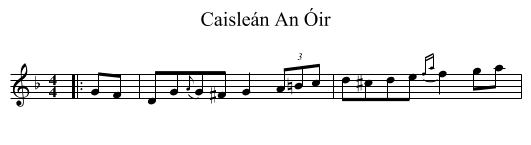 Caisleán An Óir - staff notation