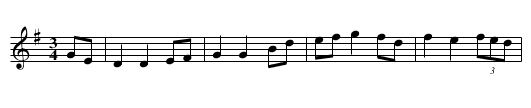 Caitilín Tirrail (old version) - staff notation