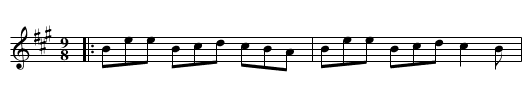 Caitl&iacute;n N&iacute; Aedha - staff notation