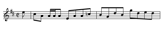 Caledonian Hunt [2], The - staff notation
