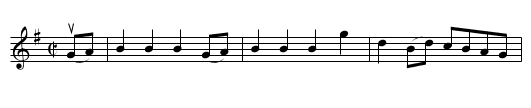 CALEDONIAN QUADRILLES #5 - staff notation