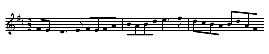 Caledonion Ladd. JBut.343, The - staff notation