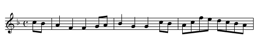 Calgarth Hornpipe. - staff notation