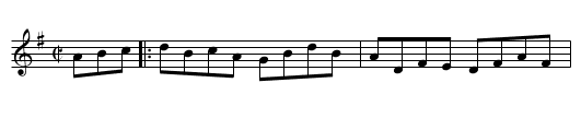 Callaghan's - staff notation