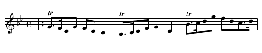 CALLAM'S FROLIC - staff notation