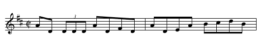 Callan Lasses [1], The - staff notation