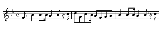 CALLER HERRING - staff notation