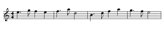 Cal-Lib Song - staff notation