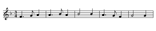 Callino Casturame - staff notation