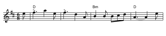 Callipygian Jig - staff notation