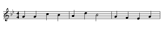 Calm He Rests (round) - staff notation