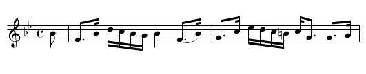 Calton Hill - staff notation