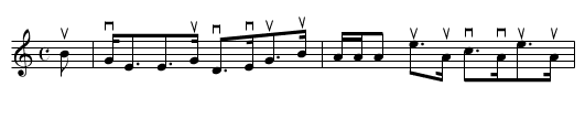 CALUM BREUGACH - staff notation
