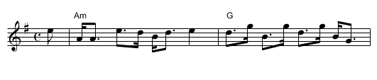 Calum Crubach - staff notation