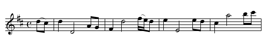 Cambridge Hornpipe. Ya.19 - staff notation