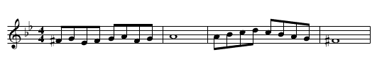 Camel Dance - staff notation