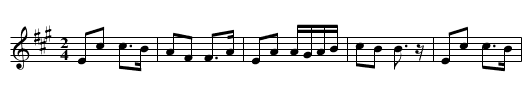 Cameron Men's Polka No.2 - staff notation