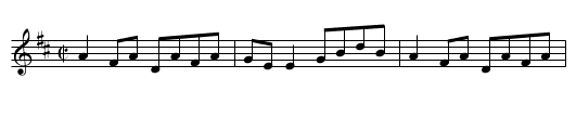 Cameronian Reel, The - staff notation